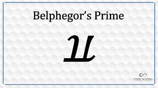 Belphegor's Prime