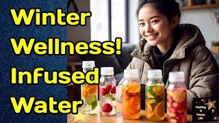 30 Winter Wellness! Infused Water Recipes #healthynhappylife #infusedwater #infusedwaterdetox