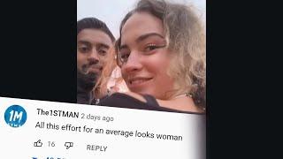 HAMZA has an "AVERAGE LOOKS WOMAN"