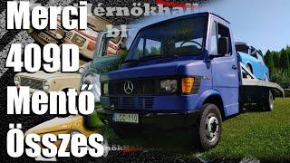 Mercedes 409D mentő összes!