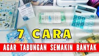 CARA MEMBUAT TABUNGAN BERTAMBAH BANYAK | Tips menabung