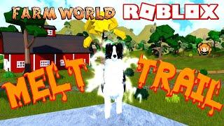 ROBLOX FARM WORLD Super Expensive  MELT TRAIL  + They've added Veterinarians! Border Collie Dog