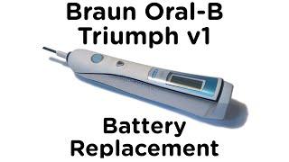 Battery Replacement Guide for Braun Oral-B Triumph v1 Toothbrush incl. 5000 9000 9500 9900