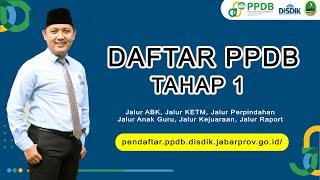 Cara Daftar PPDB 2021 Tahap 1 - Mengisi Persyaratan Umum dan Khusus