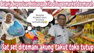 SHOPPING AT THE CHEAPEST SUPERMARKET HERE || SAT SET INVITE AKUNG AND MANY PROMOTIONS