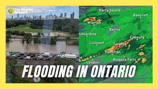 Torrential Rain Brings Widespread Flash Flooding To Southern Ontario