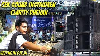 cek sound INSTRUMEN sedingin salju || dhehan audio 8rb watt