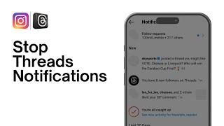 How to Stop Threads Notifications on Instagram (Step by Step)