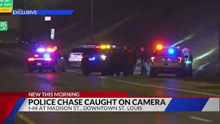 2 in custody after police pursuit ends in Downtown St. Louis