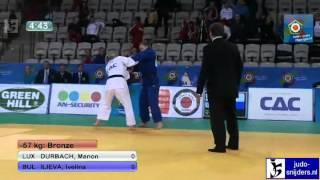 Manon Durbach (LUX) - Ivelina Ilieva (BUL) [-57kg] bronze