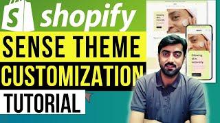 Shopify Sense Theme Customization | Shopify Sense Theme Tutorial | Shopify Free Themes