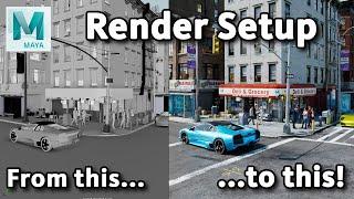 Rendering a complex scene - Part 1/7: Introduction to Render Setup