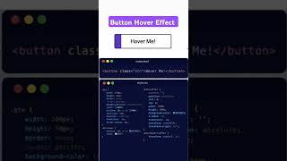 Hover effect in css #hovereffect #button #buttonanimation #shorts #shortsfeed #webdesign #coding