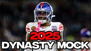 A 2025 Dynasty Football Start-Up Mock Draft (with Rookies!)