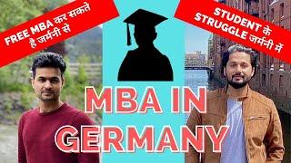 How to do MBA in Germany | Germany में Student के असली Struggle | Is Free MBA possible In Germany?