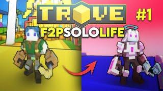 HOW I SOLO TROVE! | TROVE F2P SOLO-LIFE | (s2) ep1