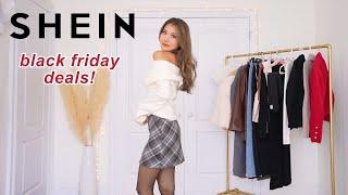 SHEIN BLACK FRIDAY MUST-HAVES | sweaters, coats, accessories