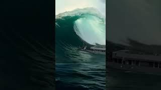 Navy Boat Hit Hard by a Towering Wave!  Can It Survive the Impact? #Boat #wave  #scaryocean