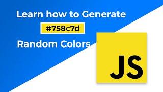 Random Color Generator using JavaScript for Beginners in 2020