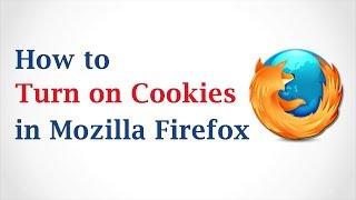 How to Turn On Cookies in Mozilla Firefox Browser