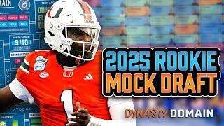 2025 Dynasty Rookie Mock Draft (TRAVIS HUNTER APPEARANCE)