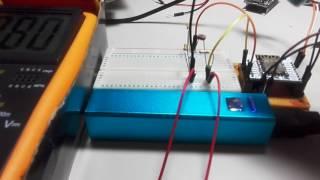 MicroPython ESP 12 ADC CdS test 1