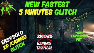 NEW EASY SOLO 5 MIN GLITCH UNLIMITED XP GLITCH AFTER PATCH NO SWORD NO TACTICAL BO6 ZOMBIES GLITCH