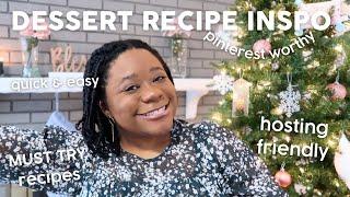 Pinterest-Inspired MUST TRY Holiday Dessert Ideas | Easy & Quick Recipes