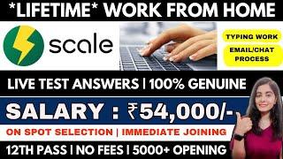 WORK FROM HOME JOBS 2025 | LIVE TEST ANSWERS | ONLINE JOBS AT HOME | REMOTE JOBS FOR FRESHERS | JOBS