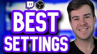 BEST OBS Studio Settings For Twitch Streaming & Recording  (EASY 2023 Guide)