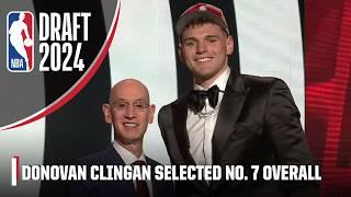 Portland Trail Blazers select Donovan Clingan with No. 7 pick in the 2024 NBA Draft | NBA on ESPN