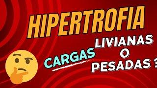 HIPERTROFIA MUSCULAR ¿Cargas altas?