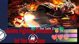 Anime Fighting Simulator Inf Yen And Gems