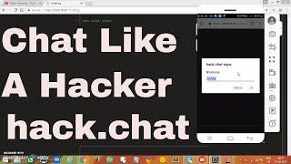 Anonymous Chat | Hack.Chat