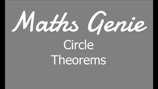 Circle Theorems