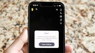 How To FIX Snapchat Is a Camera App Error! (2022)