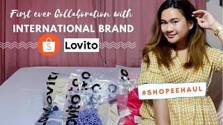 TRY ON HAUL FROM SHOPEE FT. LOVITO |  BRAND COLLABORATION