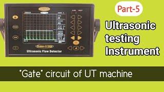 Part-5 Ultrasonic testing Equipment ll Gate circuit of UDF ll Gate start, End & Level in UT machine