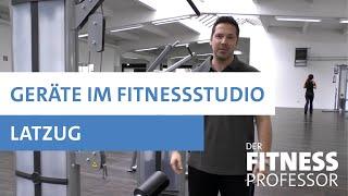 Geräte im Fitnesstudio - Latzug