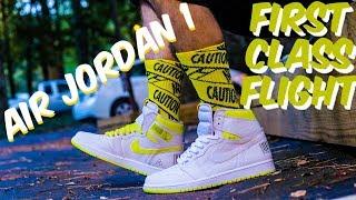 AIR JORDAN 1 FIRST CLASS FLIGHT REVIEW & ON FEET!!