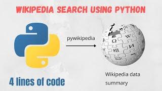 Wikipedia search using python | Get wikipedia information using python | python wikipedia module