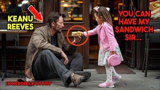 6-Year-Old Girl Shares Her Meal With a Homeless Man—Unaware It’s Keanu Reeves! Incredible Story