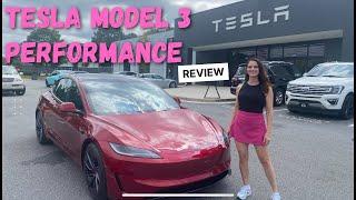 2024 tesla model 3 performance highland delivery and review!