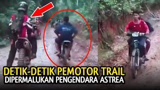 Melongo,Pengendara Trail Ini Dipermalukan Pengendara Motor Astrea