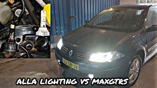 Renault Mégane 2 - Led Bulb comparison "f2 leds vs xhp70" install video