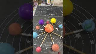 Solar system project | solar system working model 3d |school project #3dmodel #solarsystem