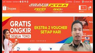 Terbaru || Cara Mudah Mendapatkan Voucher Gratis Ongkir Rp.0 Shopee Setiap Hari || 100% Work