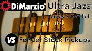 Di Marzio Ultra Jazz vs Fender Stock Pickups