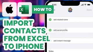 How to Import Contacts from Excel to iPhone (2024) - Easy Guide