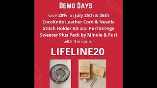 Demo Days 2022: CocoKnits Stitch Holders and Purl Strings